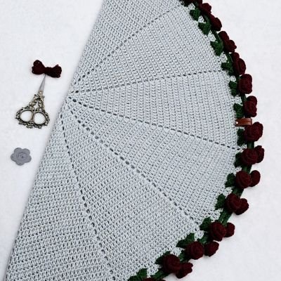 مفرش بوكية الورد