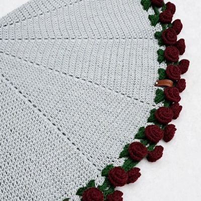 مفرش بوكية الورد