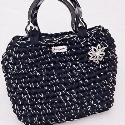 شنطة كروشية راقية