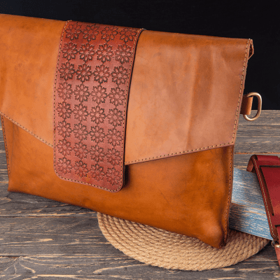 Pull-Up Leather Laptop Sleeve