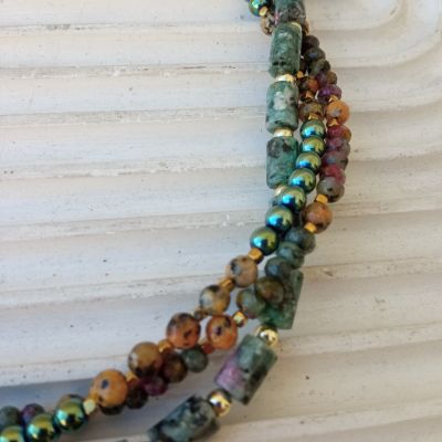 rose zoisite necklace