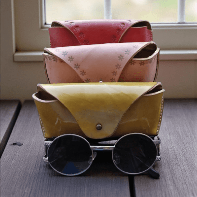 جراب نضاره  جلد طبيعى 