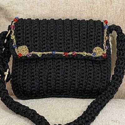 شنطة كروشية 