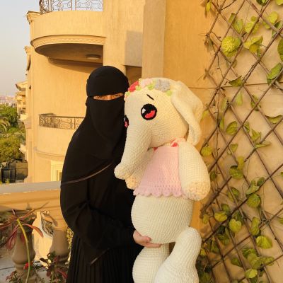 فيل كروشيه كبير