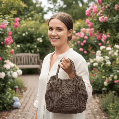 شنطة كروشيه 