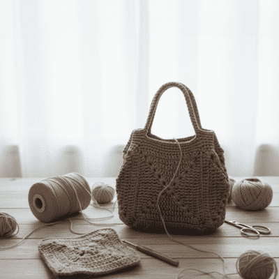 شنطة كروشيه 