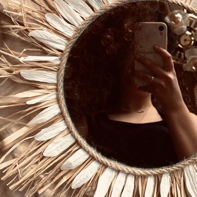 Sunflower mirror