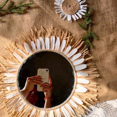 Sunflower mirror