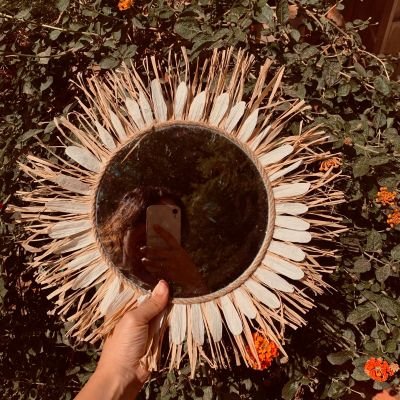 Sunflower mirror