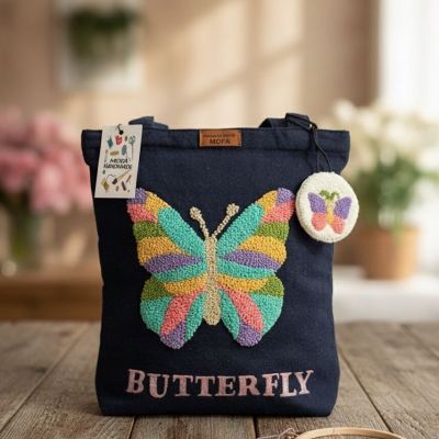 حقيبه قماش من البانش نيدل