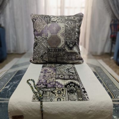 طقم رنر ب شراشيب  + كوشن