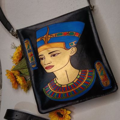 شنطة كروس جلد طبيعي 