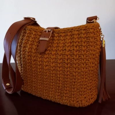 شنطة كروشيه عصرية