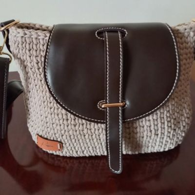 شنطة كروشيه عصرية