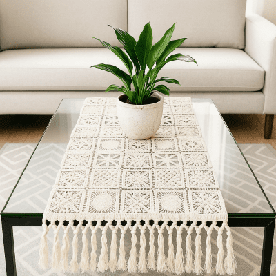 مفرش طرابيزة انتريه