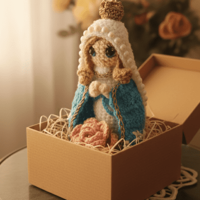  crochet virgin mary