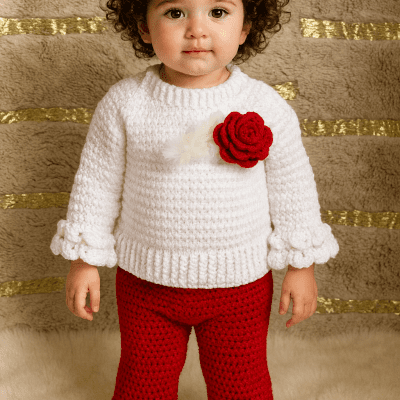 crochet baby set