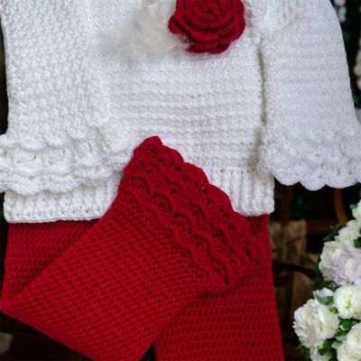 crochet baby set