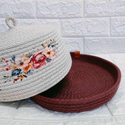 باسكت للخبز  برسومات مزخرفه 