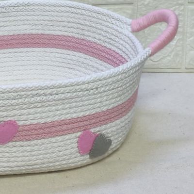 Oval organizing basket