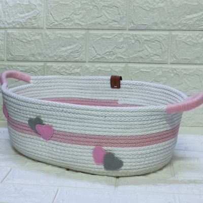 Oval organizing basket