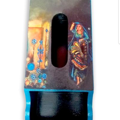 Napkins box with coasters 