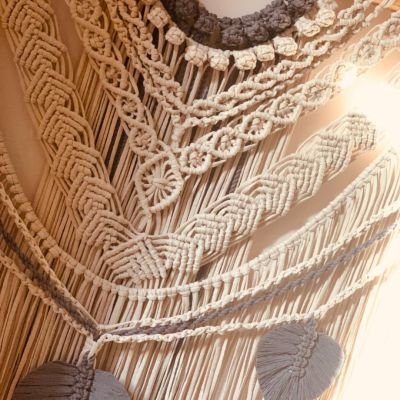 معلقه ديكور مكرميه 