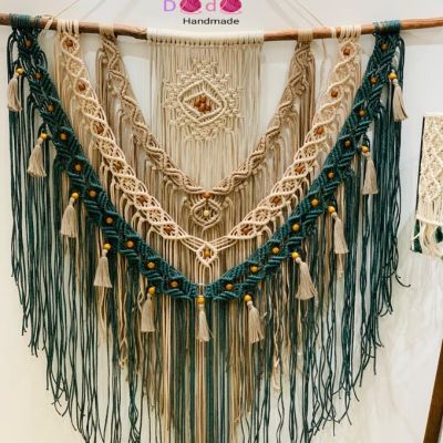 Macrame mural