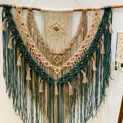Macrame mural