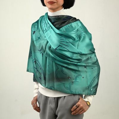 Blue Sky - long scarf