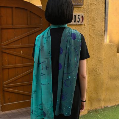 Blue Sky - long scarf