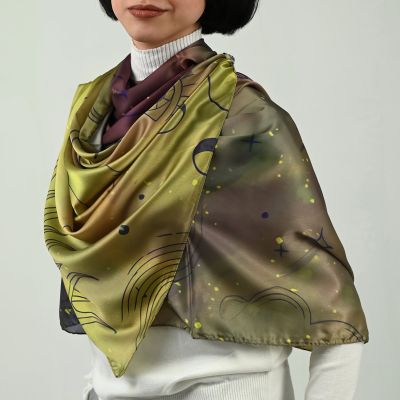 Purple Sky - long scarf