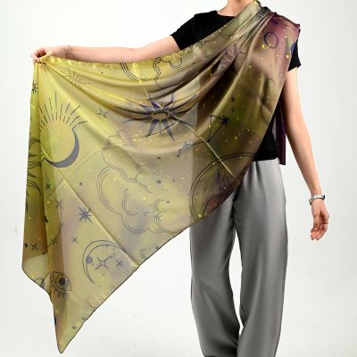 Purple Sky - long scarf