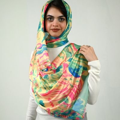 Watercolor Fish - long Scarf