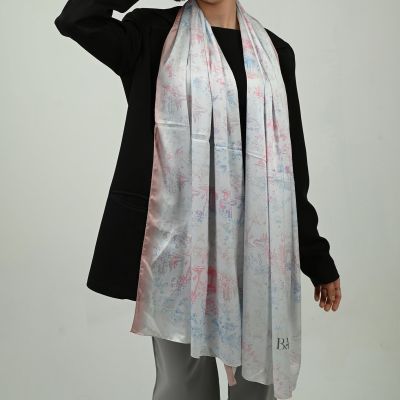 White Queen - long Scarf