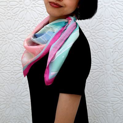 Sea Wave - square Scarf