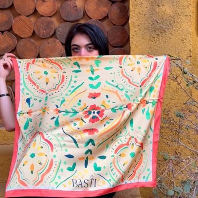 Oriental Ornaments - square scarf