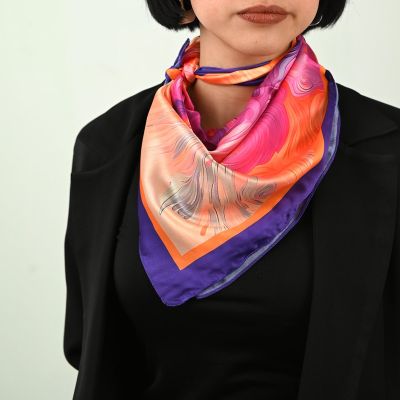 Vibrant Cloud - square Scarf