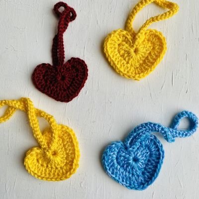 Heart keychains 