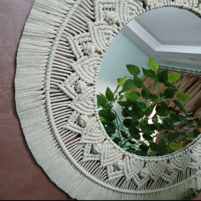 Mirror macrame
