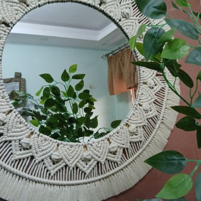 Mirror macrame