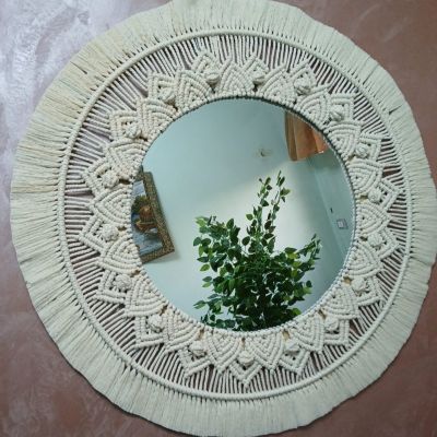 Mirror macrame