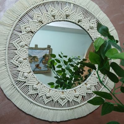 Mirror macrame