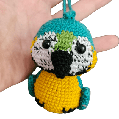 Macaw keychain