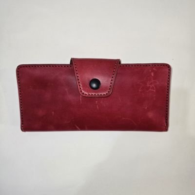 محفظه نسائيه طويله قابله للطي - أحمر 