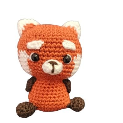 Red panda keychain