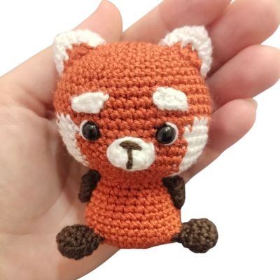Red panda keychain