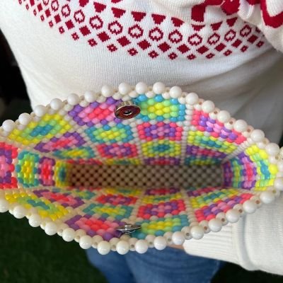 شنطه خرز ملونه