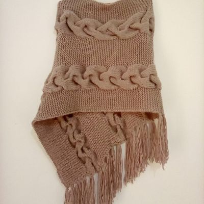 شال ضفائر التريكو 