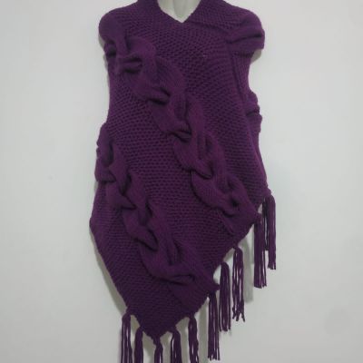 شال ضفائر التريكو 